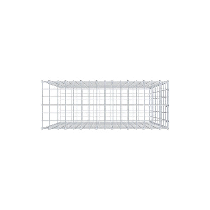Anbaugabione Typ 2 100 cm x 80 cm x 30 cm, Maschenweite 5 cm x 10 cm, C-Ring