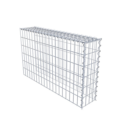 Gabião Tipo 4 100 cm x 60 cm x 20 cm (C x A x P), malhagem 5 cm x 10 cm, espiral