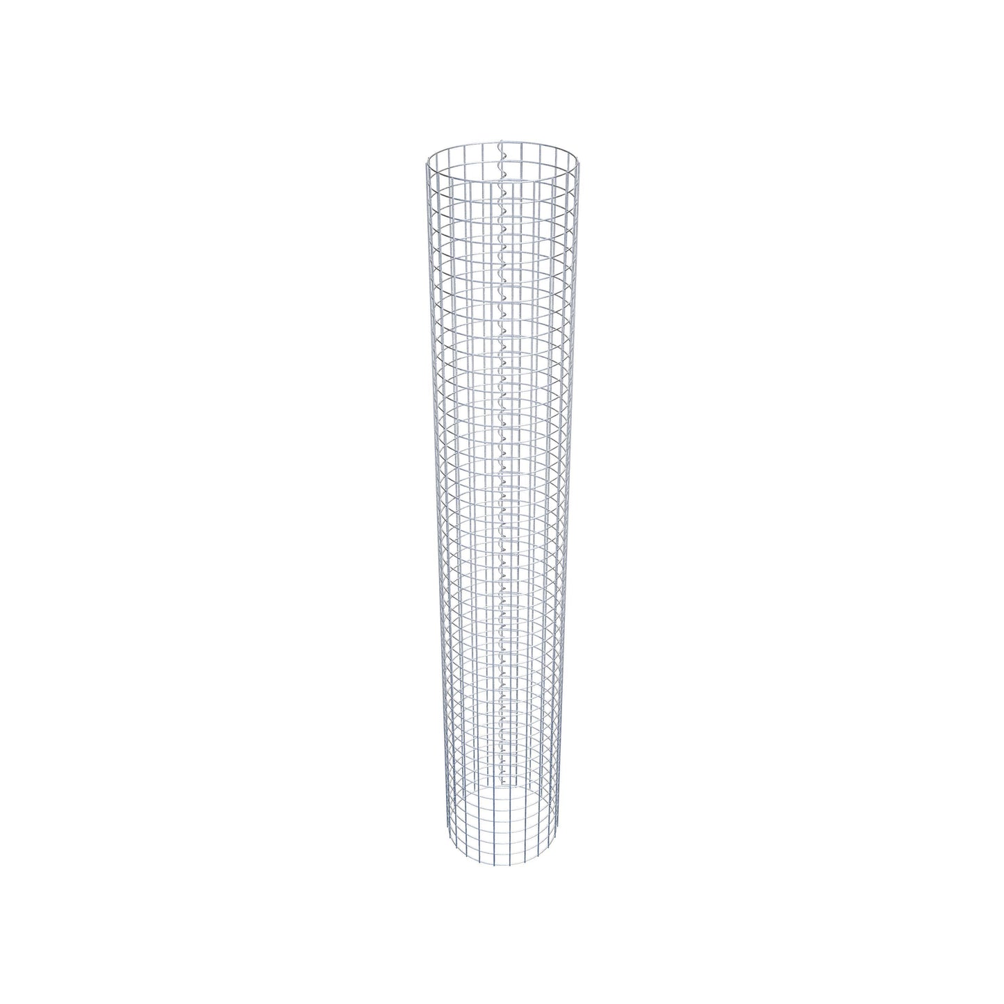 Gabionensäule rund 37 cm Durchmesser, 230 cm Höhe, Maschenweite 5 cm x 5 cm