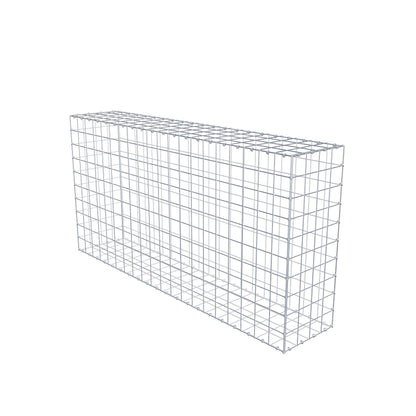 Gabion 200 cm x 100 cm x 40 cm (L x H x D), maskestørrelse 10 cm x 10 cm, C-ring