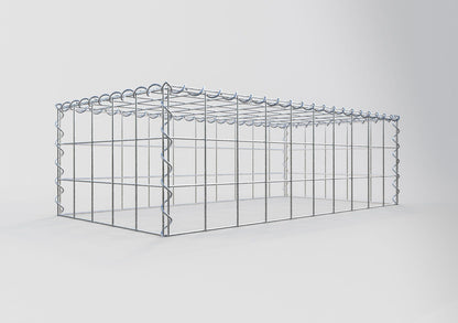 Gavión complementario tipo 3 100 cm x 30 cm x 50 cm (L x A x P), malla 10 cm x 10 cm, espiral