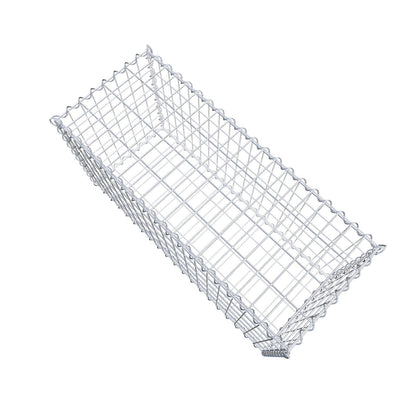 Gavión 100 cm x 50 cm x 40 cm (L x A x P), luz de malla 5 cm x 10 cm, en espiral