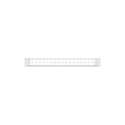 Anbaugabione Typ 3 200 cm x 100 cm x 20 cm (L x H x T), Maschenweite 10 cm x 10 cm, C-Ring