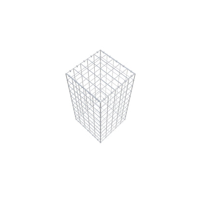 Gabbione 100 cm x 50 cm x 50 cm (L x H x P), maglia 10 cm x 10 cm, anello a C