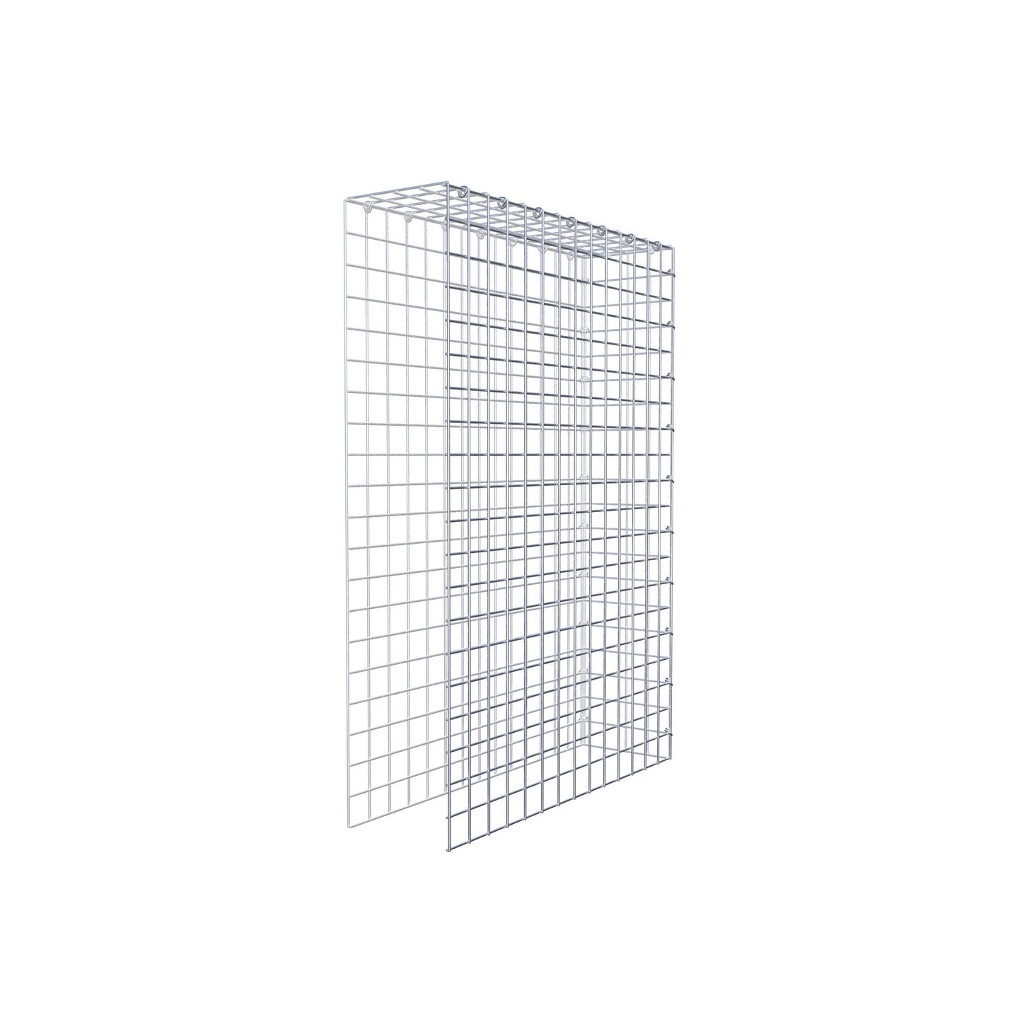 Opzetpaal type 4 100 cm x 70 cm x 20 cm (L x H x D), maaswijdte 5 cm x 5 cm, C-ring