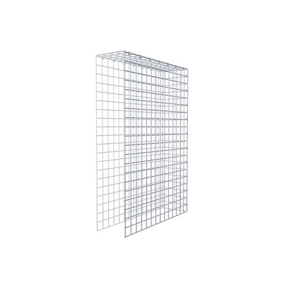 Opzetpaal type 4 100 cm x 70 cm x 20 cm (L x H x D), maaswijdte 5 cm x 5 cm, C-ring