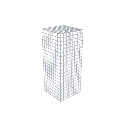 Mounted gabion type 2 100 cm x 40 cm x 40 cm (L x H x D), mesh size 5 cm x 5 cm, C-ring