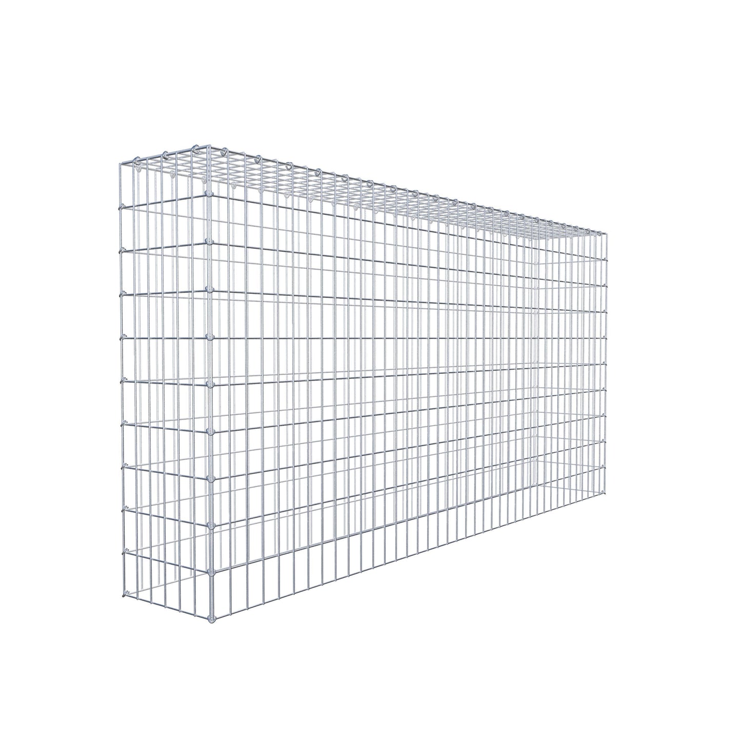 Fourche rapportée type 3 200 cm x 100 cm x 30 cm (L x H x P), mailles 5 cm x 10 cm, anneau en C