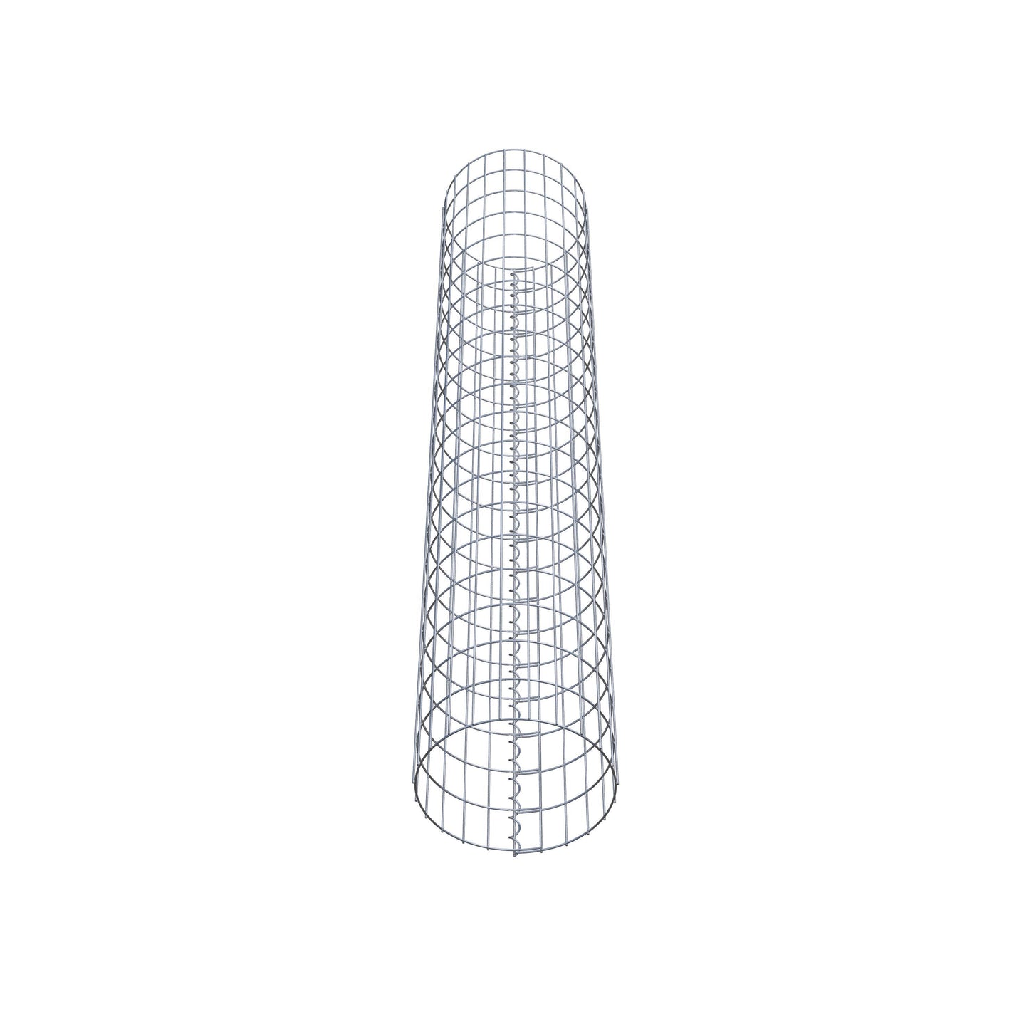 Coluna de gabião redonda 37 cm de diâmetro, 200 cm de altura, malhagem 5 cm x 10 cm