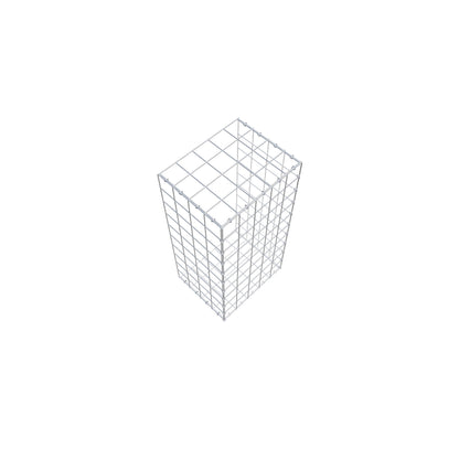 Anbaugabione Typ 2 100 cm x 40 cm x 50 cm (L x H x T), Maschenweite 10 cm x 10 cm, C-Ring