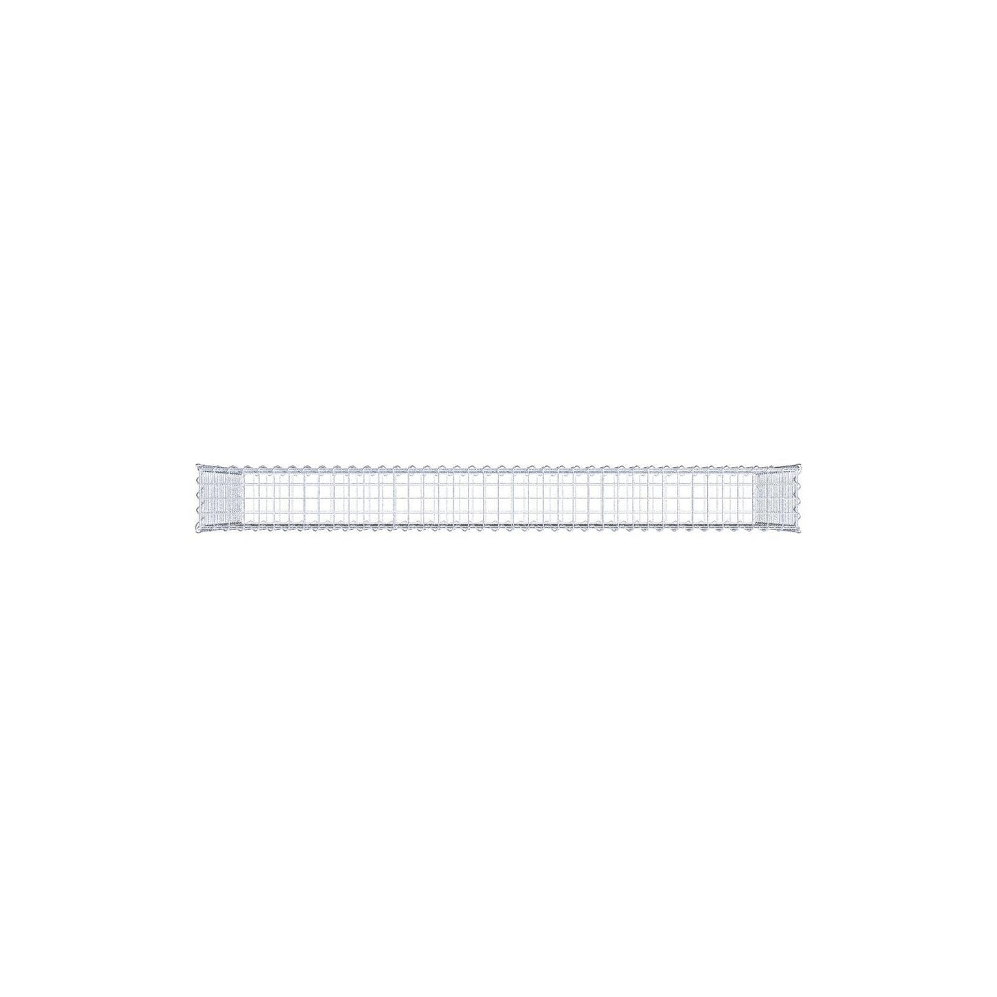 Gabion 200 cm x 100 cm x 20 cm (L x H x D), maskstorlek 5 cm x 5 cm, spiral