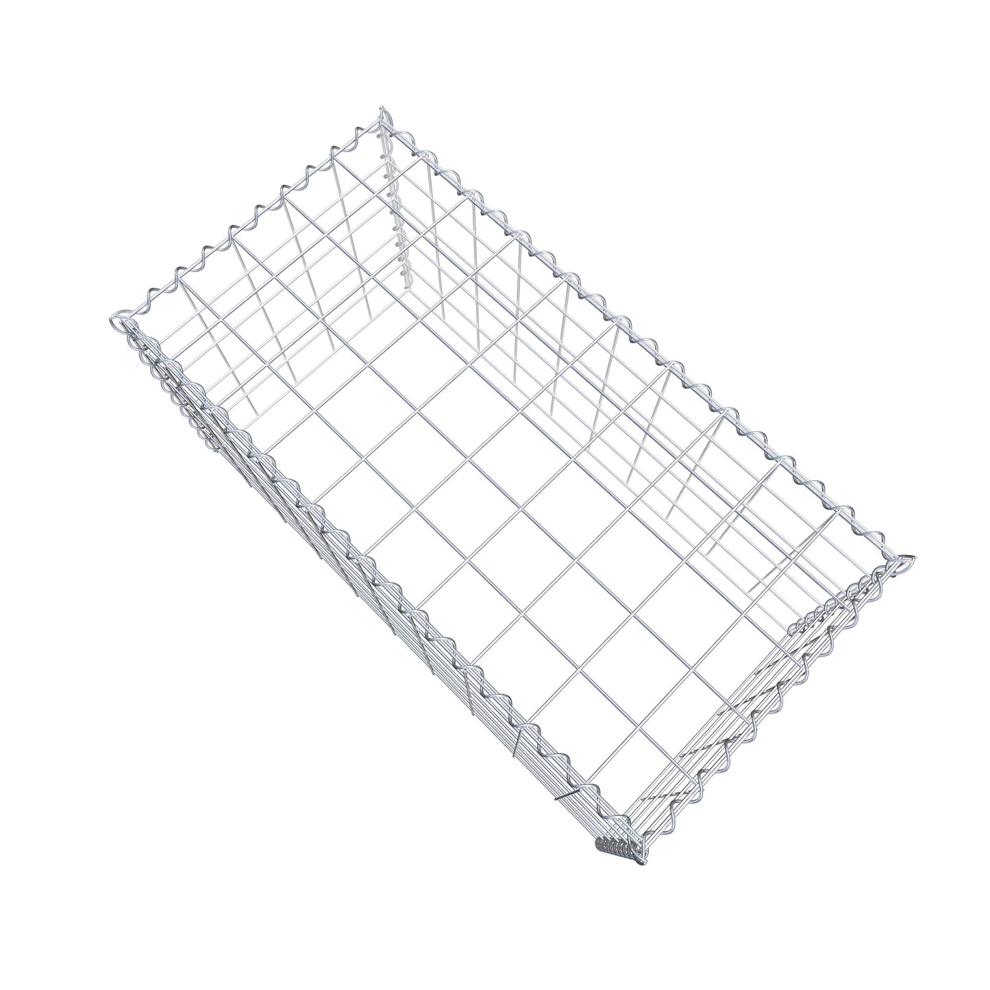 Anbaugabione Typ 3 100 cm x 50 cm x 50 cm (L x H x T), Maschenweite 10 cm x 10 cm, Spirale