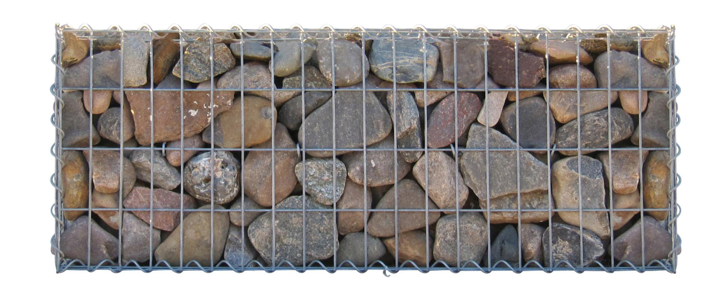 Gabion 100 cm x 40 cm x 30 cm (L x H x P), mailles 5 cm x 10 cm, spirale