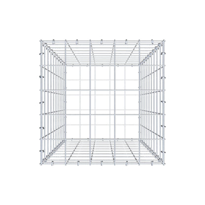 Gabbione 100 cm x 50 cm x 50 cm (L x H x P), maglia 10 cm x 10 cm, anello a C