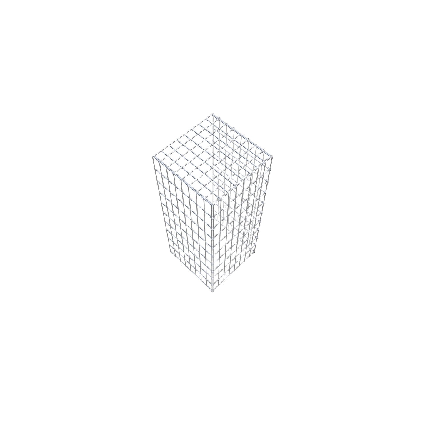 Gabião tipo 4 100 cm x 40 cm x 40 cm (C x A x P), malhagem 5 cm x 10 cm, anel C