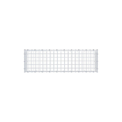 Gabião 100 cm x 20 cm x 30 cm (C x A x P), malhagem 5 x 5 cm, anel espiral