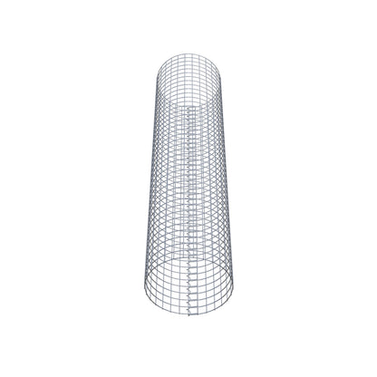 Coluna de gabião redonda 47 cm de diâmetro, 200 cm de altura, malhagem 5 cm x 5 cm