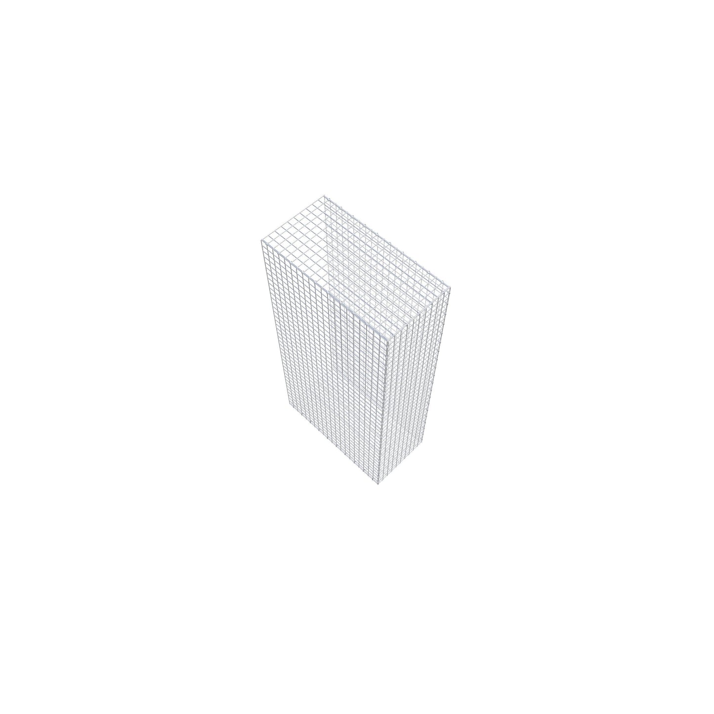 Opzetpaal type 2 200 cm x 100 cm x 50 cm (L x H x D), maaswijdte 5 cm x 5 cm, C-ring
