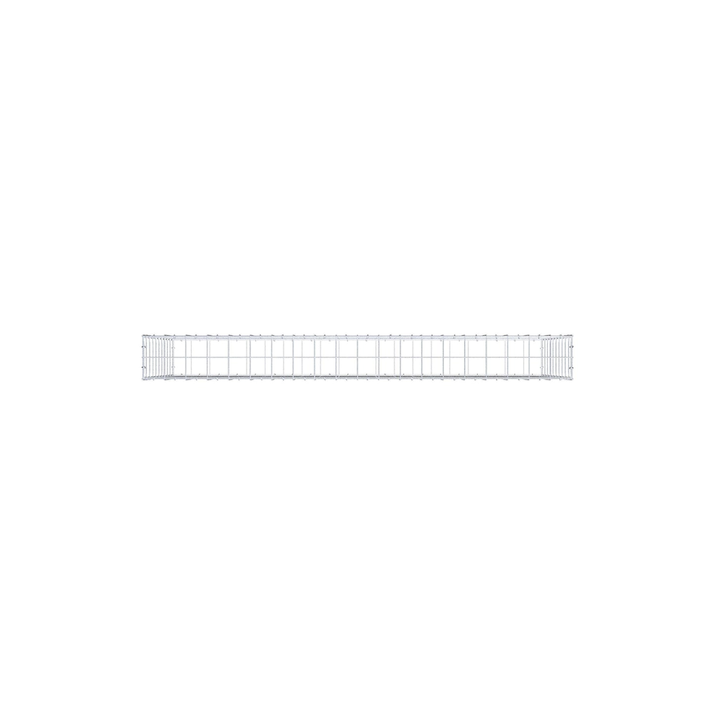 Gabione 200 cm x 100 cm x 20 cm (L x H x T), Maschenweite 10 cm x 10 cm, C-Ring