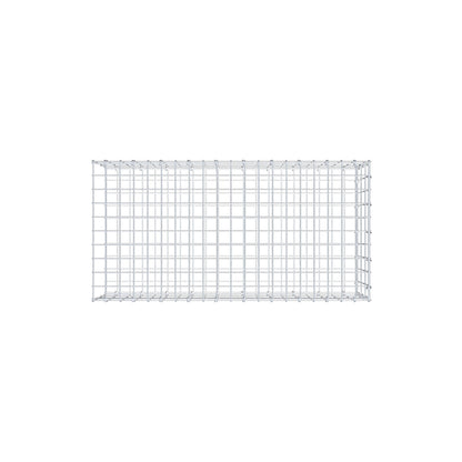 Monteret gabion type 2 100 cm x 30 cm x 50 cm, maskestørrelse 5 cm x 10 cm, C-ring