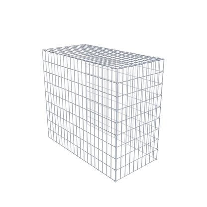 Gabião Tipo 4 100 cm x 90 cm x 50 cm (C x A x P), malhagem 5 cm x 10 cm, anel C