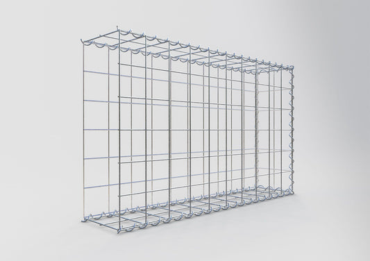 Gabbione aggiuntivo tipo 2 100 cm x 60 cm x 20 cm (L x A x P), maglia 10 cm x 10 cm, spirale