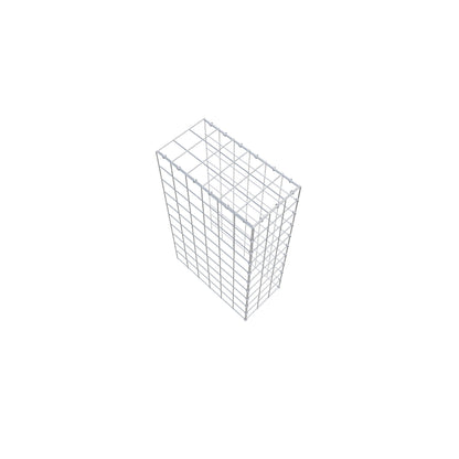 Gabião Tipo 4 100 cm x 60 cm x 30 cm (C x A x P), malhagem 10 cm x 10 cm, anel C