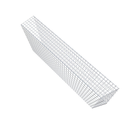 Gabião Tipo 4 200 cm x 100 cm x 30 cm (C x A x P), malhagem 5 cm x 10 cm, anel C