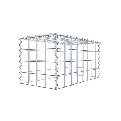 Gabbione aggiuntivo tipo 3 80 cm x 40 cm x 40 cm (L x H x P), maglia 10 cm x 10 cm, spirale