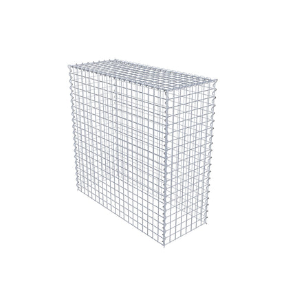 Opvokset gabion type 3 100 cm x 100 cm x 40 cm (L x H x D), maskestørrelse 5 cm x 5 cm, spiral