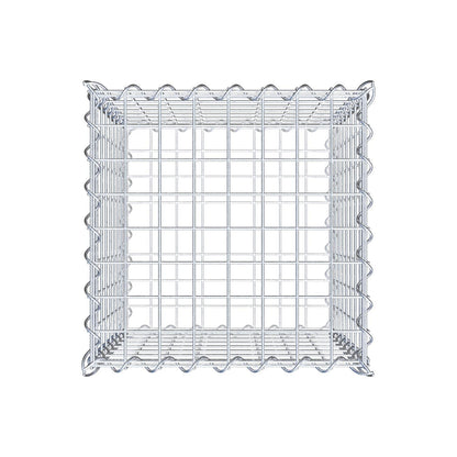 Gabion 40 cm x 40 cm x 40 cm (L x H x D), mesh size 5 cm x 5 cm, spiral