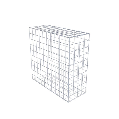 Gabião Tipo 2 100 cm x 100 cm x 40 cm (C x A x P), malhagem 10 cm x 10 cm, anel C