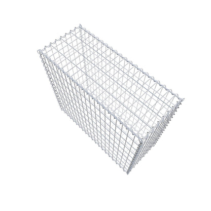 Gabião 100 cm x 90 cm x 40 cm (C x A x P), malhagem 5 cm x 10 cm, espiral