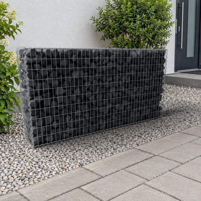 Gabion 200 cm x 100 cm x 30 cm (L x H x D), maskstorlek 5 cm x 10 cm, spiral