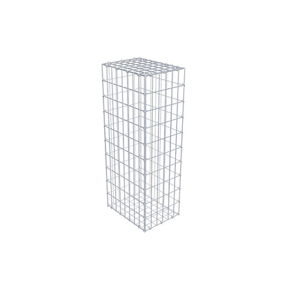Gabion 100 cm x 40 cm x 30 cm (L x H x P), mailles 5 cm x 10 cm, anneau en C