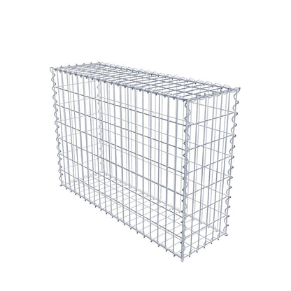 Gabion 100 cm x 70 cm x 30 cm (L x H x D), maskestørrelse 5 cm x 10 cm, spiral