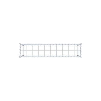 Anbaugabione Typ 3 100 cm x 40 cm x 20 cm (L x H x T), Maschenweite 10 cm x 10 cm, Spirale