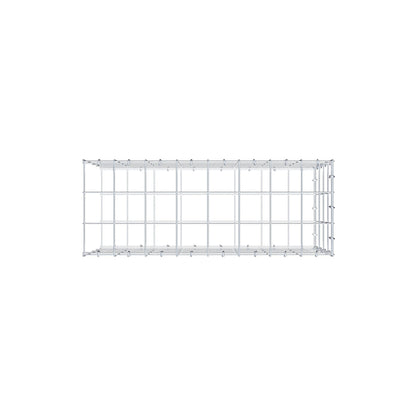 Gabião Tipo 2 80 cm x 40 cm x 30 cm (C x A x P), malhagem 10 cm x 10 cm, anel C
