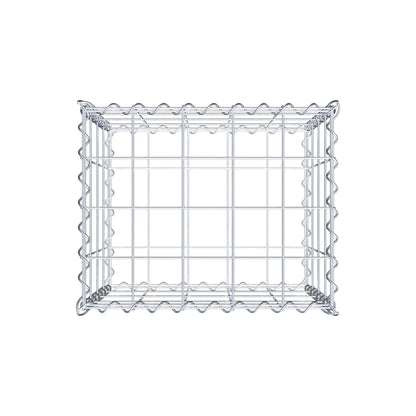 Gabião 50 cm x 40 cm x 40 cm (C x A x P), malhagem 10 cm x 10 cm, espiral