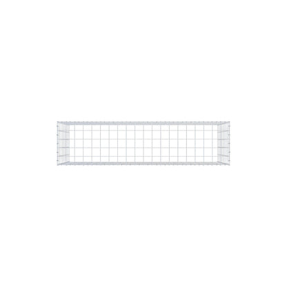 Anbaugabione Typ 3 200 cm x 100 cm x 50 cm (L x H x T), Maschenweite 10 cm x 10 cm, C-Ring