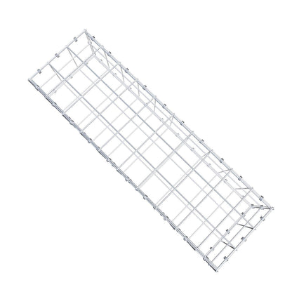 Gabion 100 cm x 20 cm x 30 cm (L x H x P), mailles 10 x 10 cm, anneau en spirale