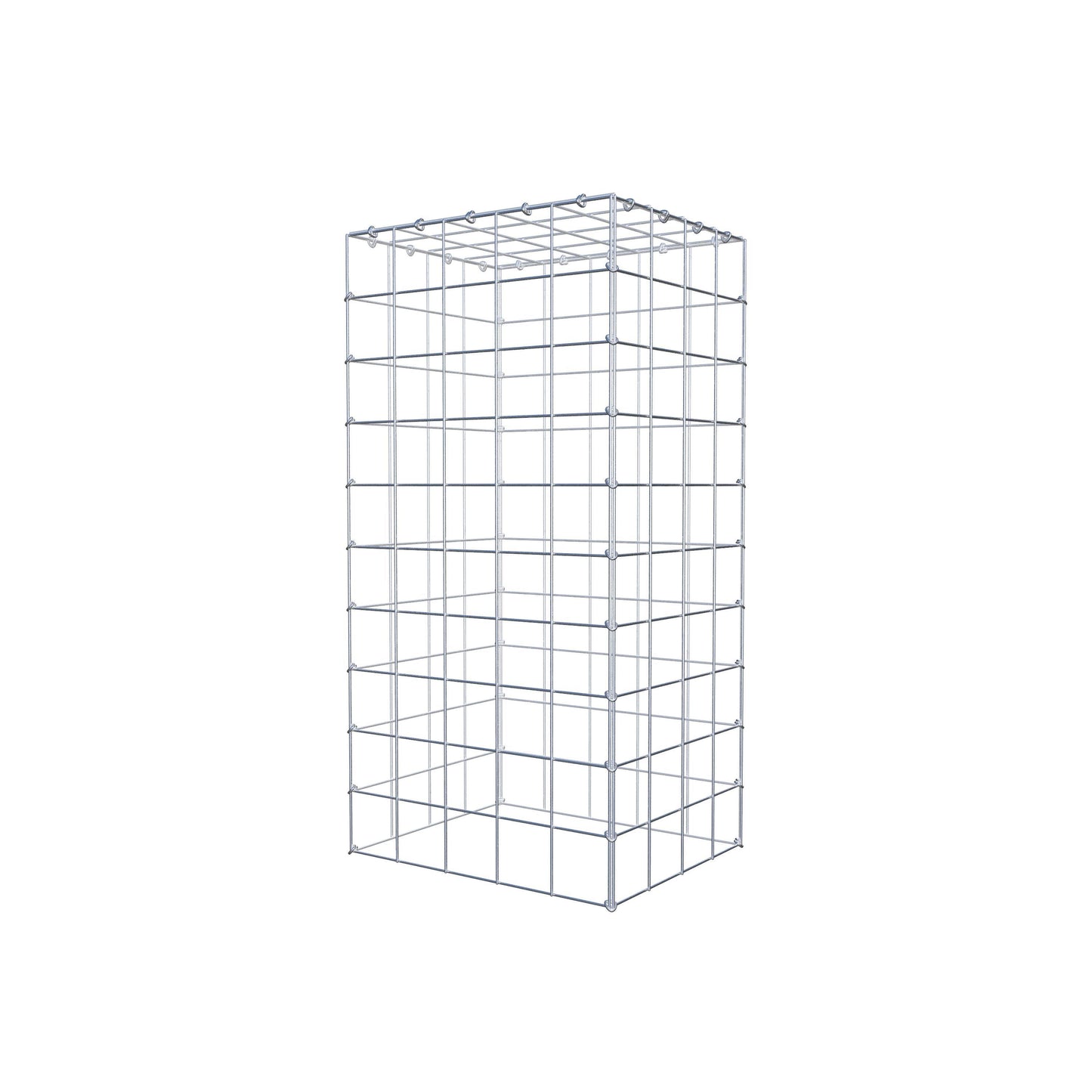 Gabião Tipo 3 100 cm x 40 cm x 50 cm (C x A x P), malhagem 10 cm x 10 cm, anel C