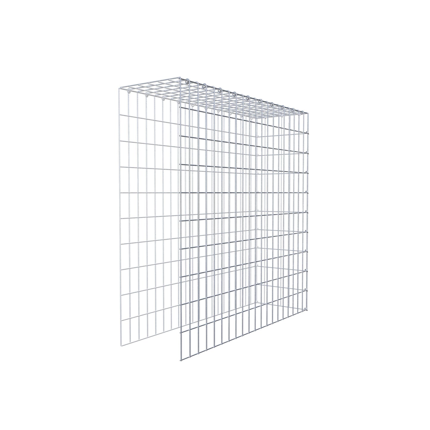 Gabião Tipo 4 100 cm x 100 cm x 30 cm (C x A x P), malhagem 5 cm x 10 cm, anel C