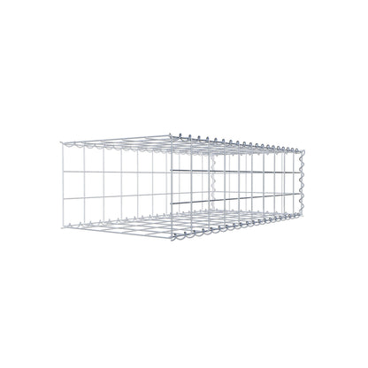 Udvokset gabion type 2 100 cm x 30 cm x 50 cm (L x H x D), maskestørrelse 10 cm x 10 cm, spiral