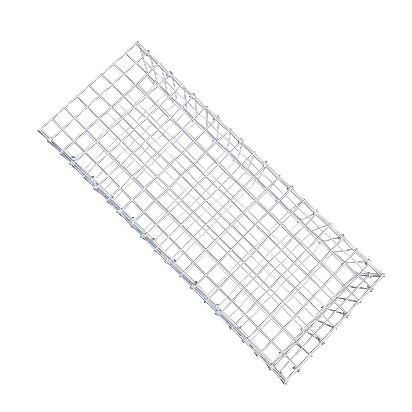 Anbaugabione Typ 2 100 cm x 20 cm x 40 cm, Maschenweite 5 cm x 10 cm, C-Ring