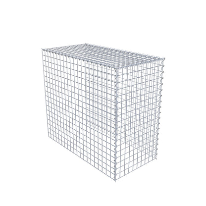 Gabião tipo 4 100 cm x 90 cm x 50 cm (C x A x P), malhagem 5 cm x 5 cm, espiral