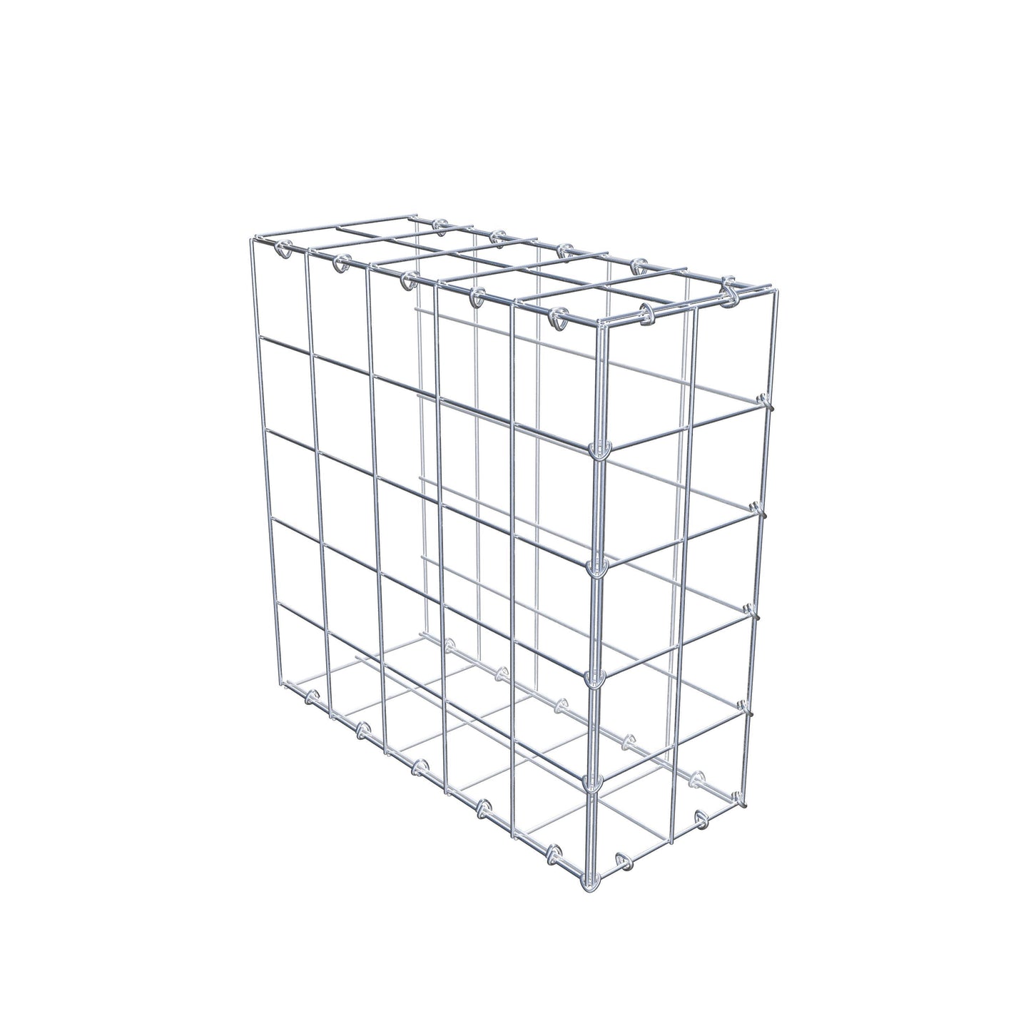 Pila adicional tipo 2 50 cm x 50 cm x 20 cm (L x A x P), malla 10 cm x 10 cm, anillo en C