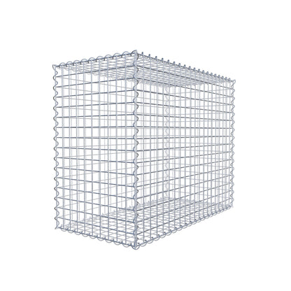 Gavión 100 cm x 80 cm x 50 cm (L x A x P), luz de malla 5 cm x 5 cm, en espiral