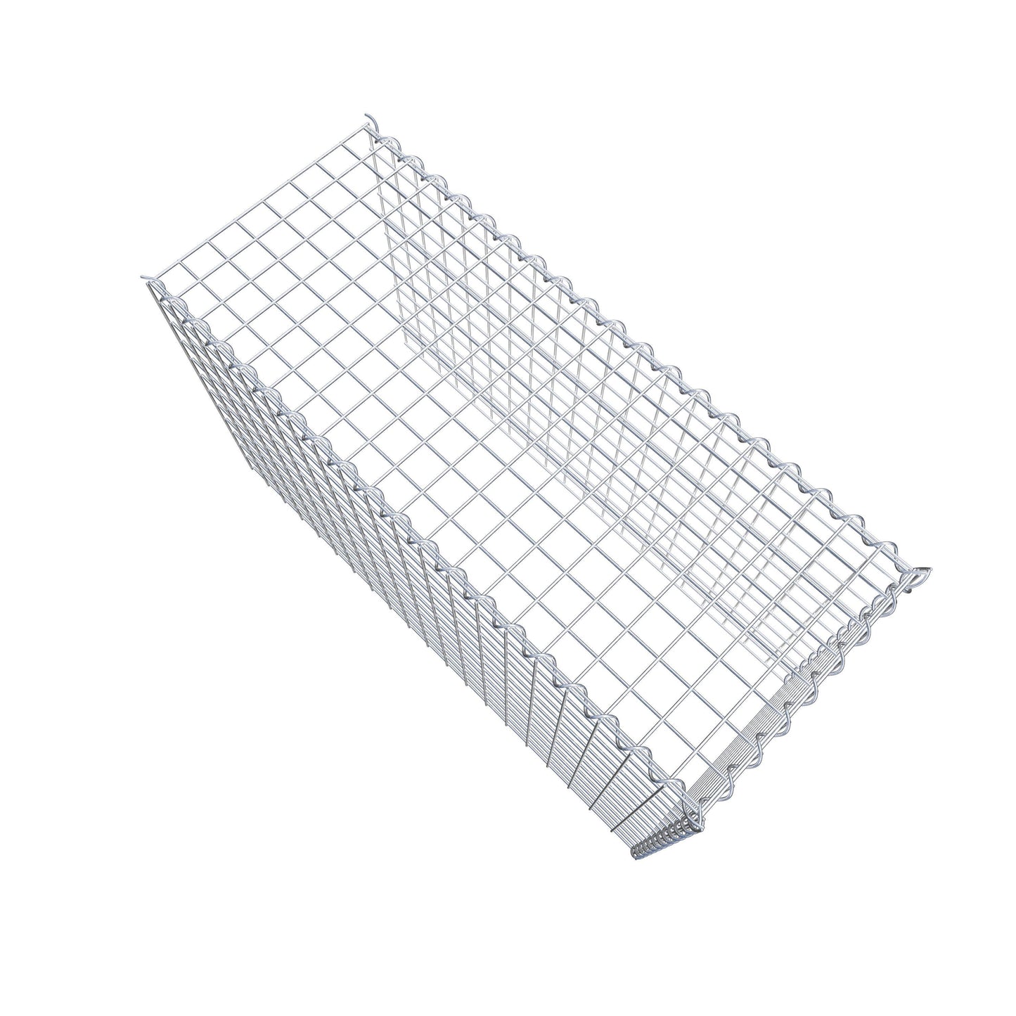 Gabião Tipo 4 100 cm x 60 cm x 40 cm (C x A x P), malhagem 5 cm x 5 cm, espiral