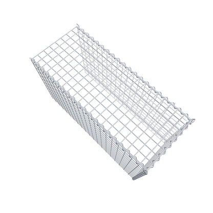 Gabião Tipo 4 100 cm x 60 cm x 40 cm (C x A x P), malhagem 5 cm x 5 cm, espiral